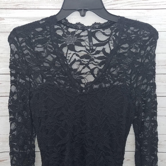 Black Lace Dress - Picture 3 of 6